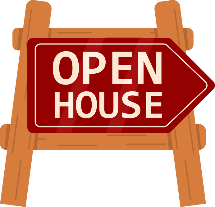 open house sign